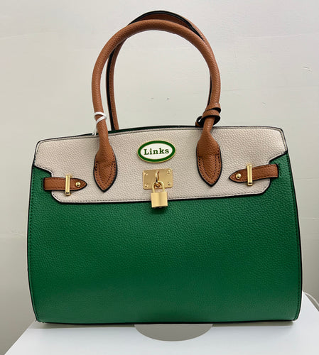 LINKS Color Block L Handbag