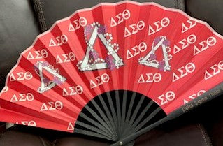 Delta Sigma Theta Collapsible Sorority Signature Fan