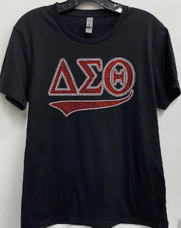 Delta Sigma Theta Bling Letters Sweatshirt